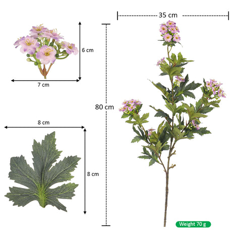 Faux hydrangea stem