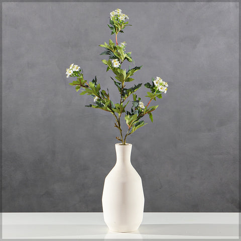 Artificial Hydrangea Branch With Blooming Flowers