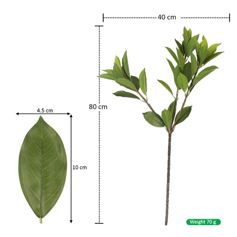 Artificial Bay Leaf Spray(without vase)