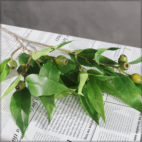 Faux Eucalyptus Gumnut Spray(without vase)