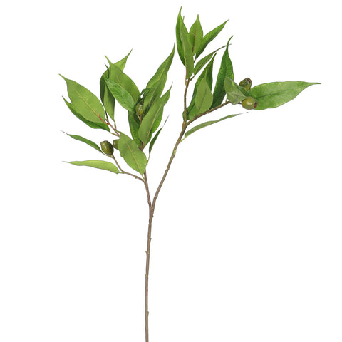 Decorative greenery stem
