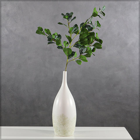 Plastic leaf decoration
