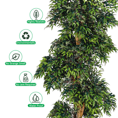 Decorative artificial ficus