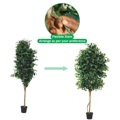 indoor artificial ficus décor