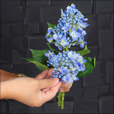 Artificial Budding Hydrangea Spray
