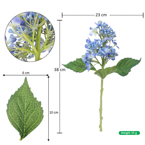 Artificial Budding Hydrangea Spray
