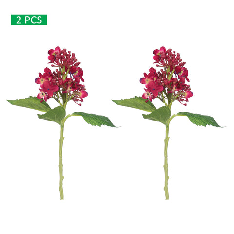 Artificial Budding Hydrangea Spray