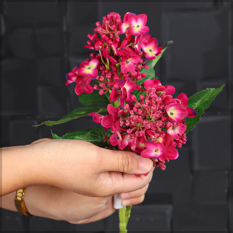 Artificial Budding Hydrangea Spray