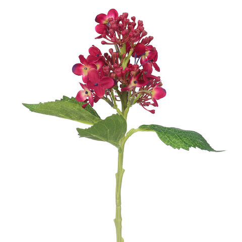 Artificial Budding Hydrangea Spray