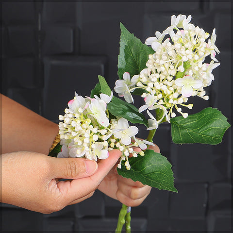 Artificial Budding Hydrangea Spray