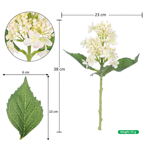 Artificial Budding Hydrangea Spray