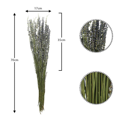 Dried Lavender Flowers(without vase)