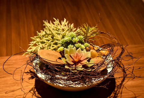 Decorative dried rattan sticks