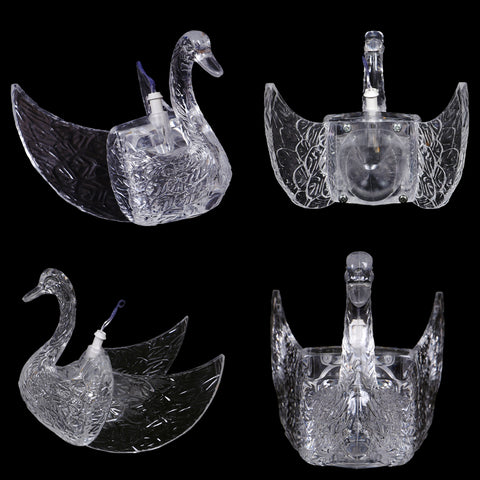 Swan-shaped pendant ceiling light
