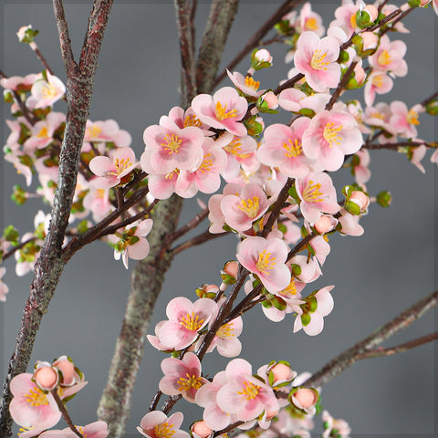 3D Flowers Artificial Cherry Blossom Tree in Black Pot