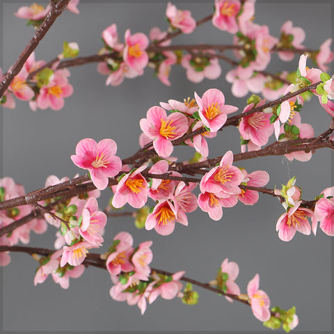 3D Flowers Artificial Cherry Blossom Tree in Black Pot