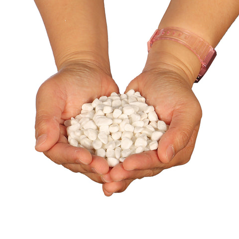 natural white stone 0.8 to 1cm