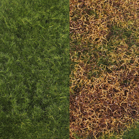 Decorative artificial moss