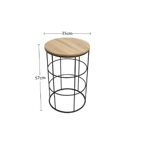 wooden side table, side table
