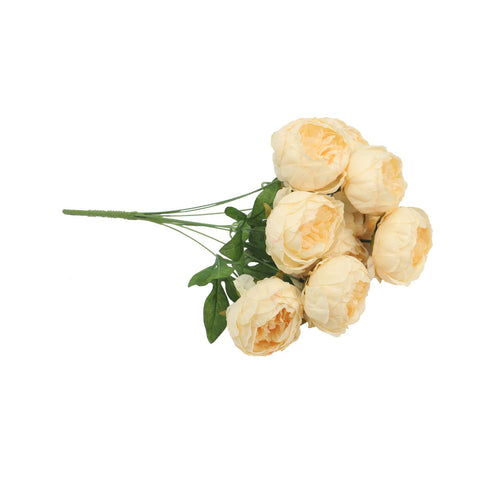 Artificial Silk Peony Flowers Single Bunch (without vase)