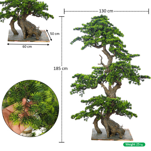 Artificial Pine Bonsai Plant 185cm Tall