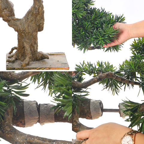 Artificial Podocarpus Bonsai Plant 130cm Tall