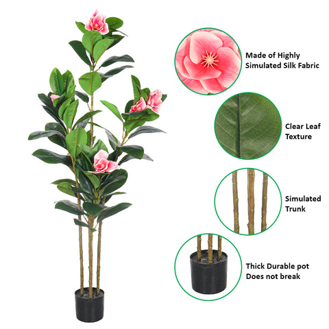 Tall Artificial Magnolia Tree