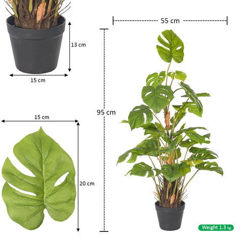 Faux Monstera Indoor Plant