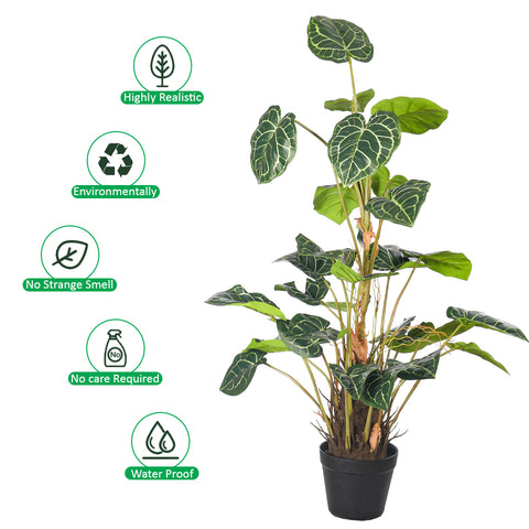 Artificial caladium bush