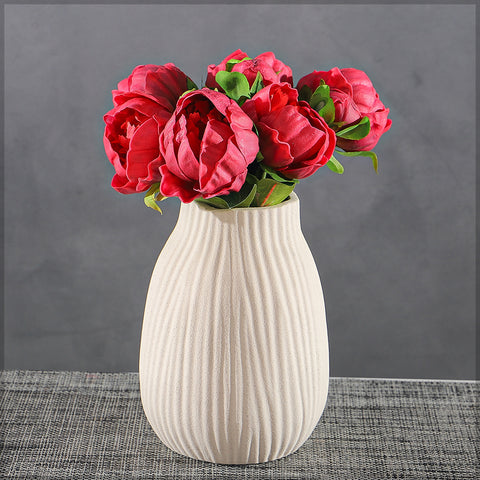 Real Touch Peony Singe Bunch (without vase)