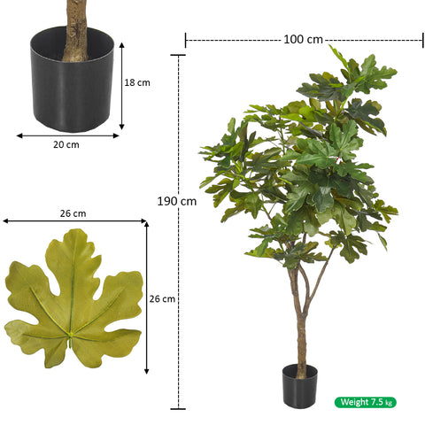 Artificial Simulated Fig Tree