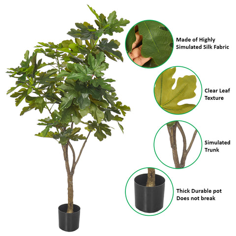 Artificial Simulated Fig Tree