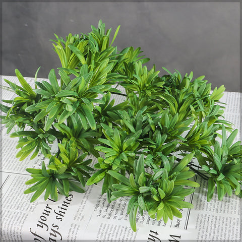 Faux podocarpus leaf stem