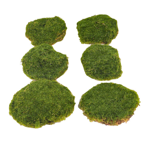 Realistic artificial green moss filler