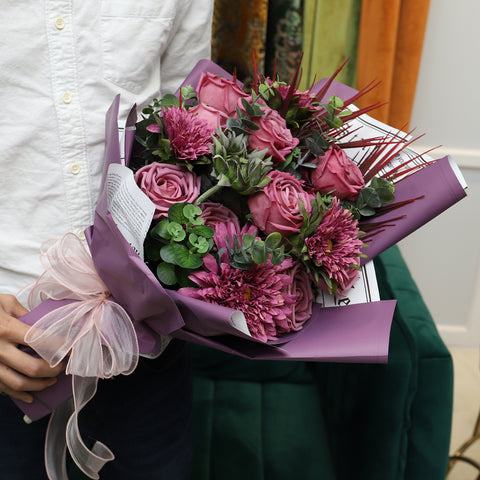 faux bouquet for home decor