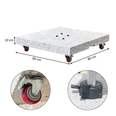 Parasol Base on Wheels