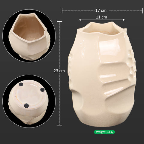 Fossil Echo Unique Textured Design Vase