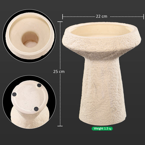 Modern Ceramic Birdbath Design Vase