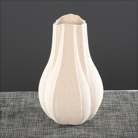 Decorative Ceramic Fluted Design Vase