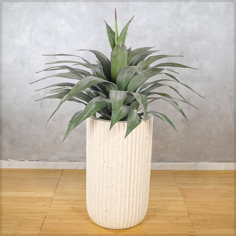 Textured Ribbed Planter Pots