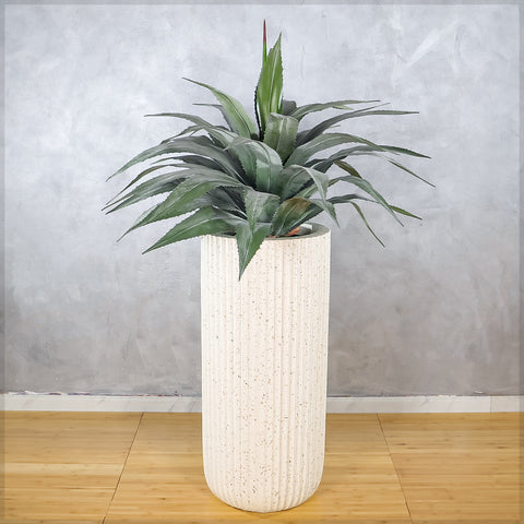 Textured Ribbed Planter Pots
