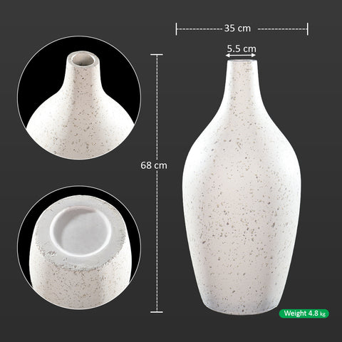 Tall ceramic vase