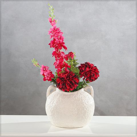 Rustic Textured Ceramic Vase
