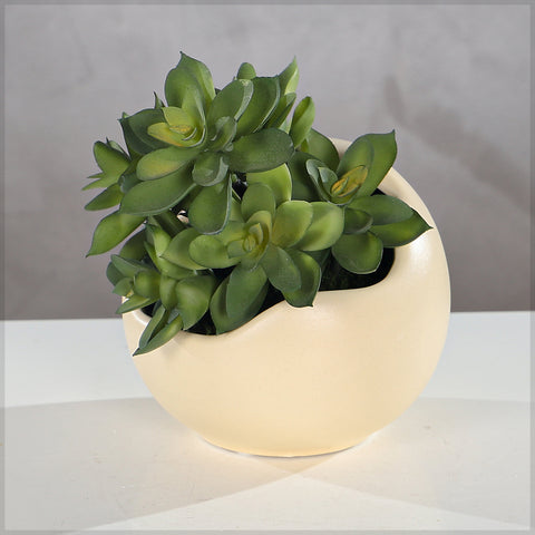 Minimalist Ivory Ceramic Vase