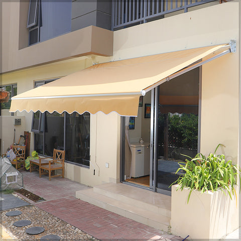 Khaki Canopy Shelter 4x2.5m