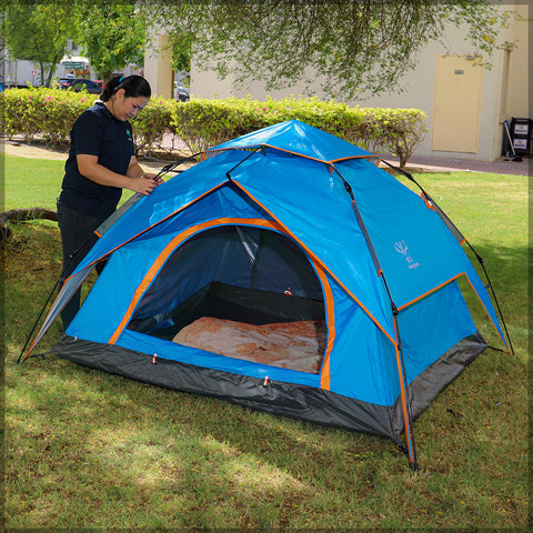 Foldable Polyester Pop-up Camping Tent(Tent Only)