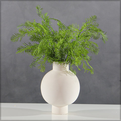 Faux greenery