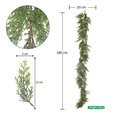 Faux Cedar Garland