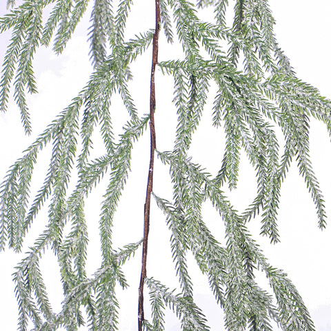 1Piece Frosted Pine Garland 180cm Long