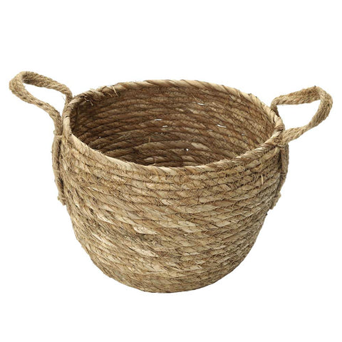 Round Wicker Woven Rope Storage Basket